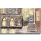 Preview: Leinwand 40 x 30 cm Keilrahmen Canvas-Leinen Bremer Stadtmusikanten Weihnachten - Bremen12